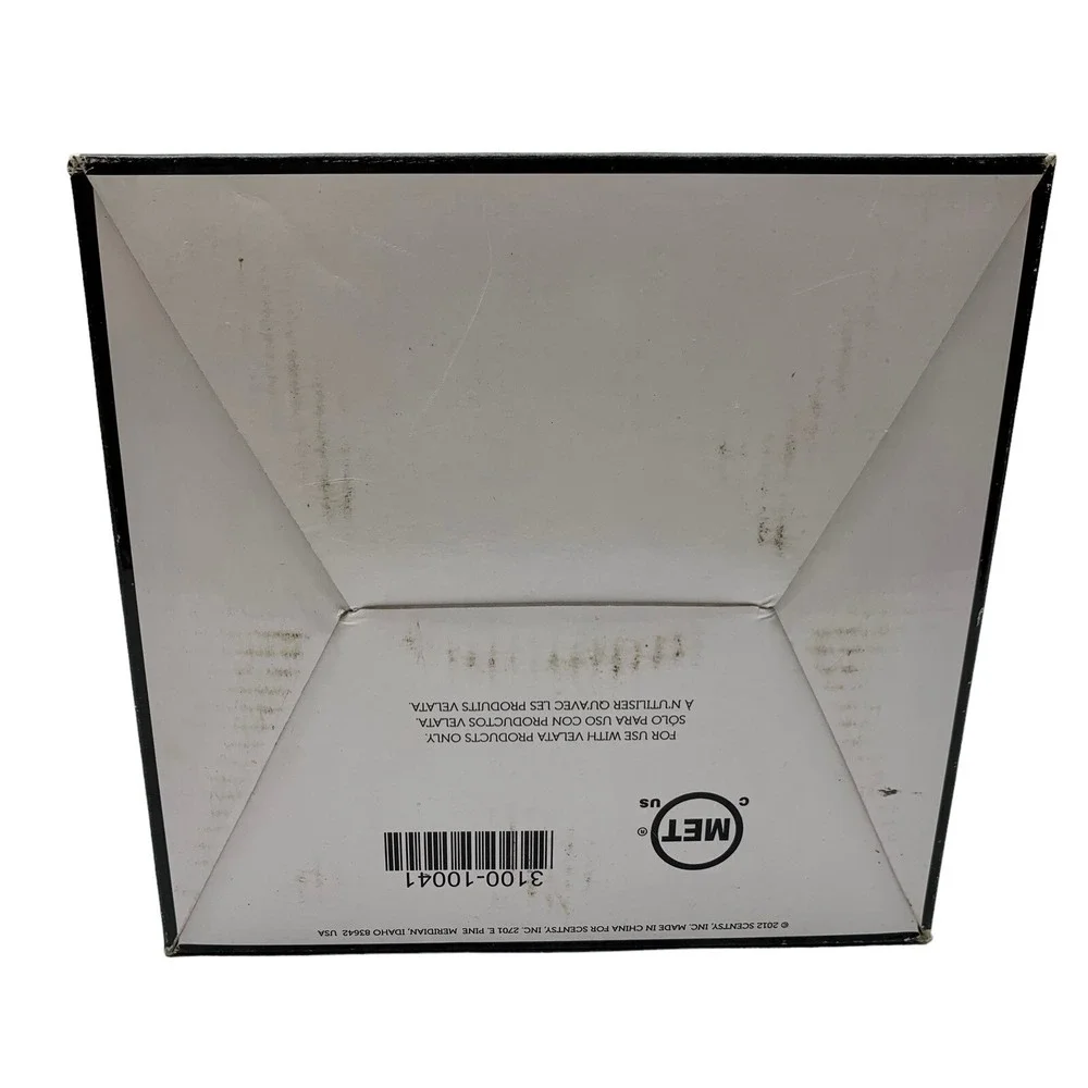 Scentsy Velata Licorice Black‎ Pedestal Electric Fondue Warmer & Forks